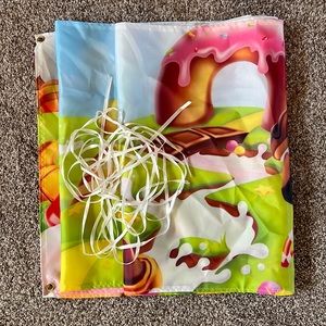 Cartoon Candy Castle Yard Banner Outdoor & Indoor